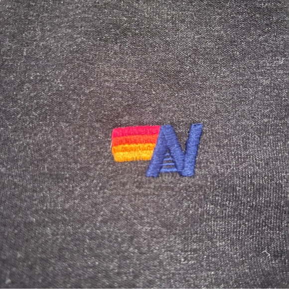 Like. New Aviator Nation Velvet Striped Sweatshirt - Sz L - Picture 3 of 6